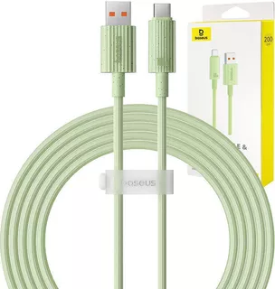 Baseus - Data Cable Habitat Series (P10360203631-01) - USB to Type-C, Fast Charging, 100W, 480Mbps, 2m - Natural