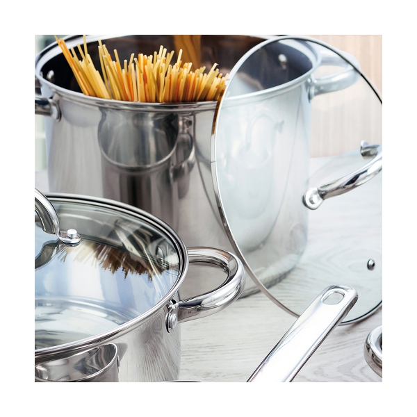 Casserole with lid Quid Metal Steel