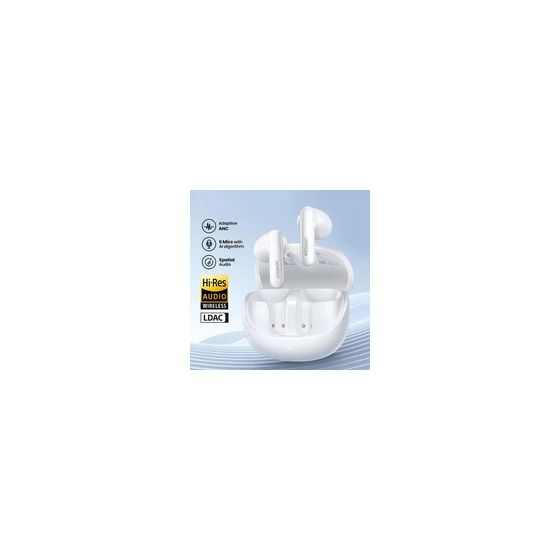 Ugreen - Wireless Earbuds HiTune H5 (WS201) - Bluetooth 5.3, Low Latency, 4-Mic with AI Noise Reduction, 400mAh, IPX5 - White